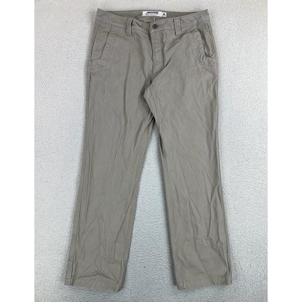 Mountain Khakis Original Mountain Pants Mens 32x30 Beige Slim Fit Canvas Casual